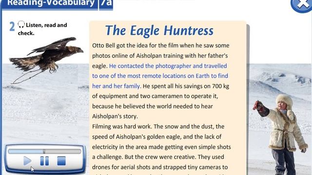 Excel 9 Module 7 P76 Ex2 The Eagle Huntress Text Ver