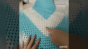 Пончо крючком .часть2