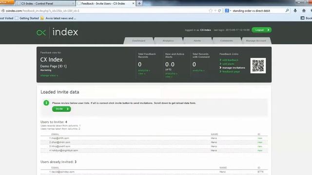 Upload a list of feedback respondants from CSV file with emails in multiple columns (e.g. Opera) смотреть онлайн