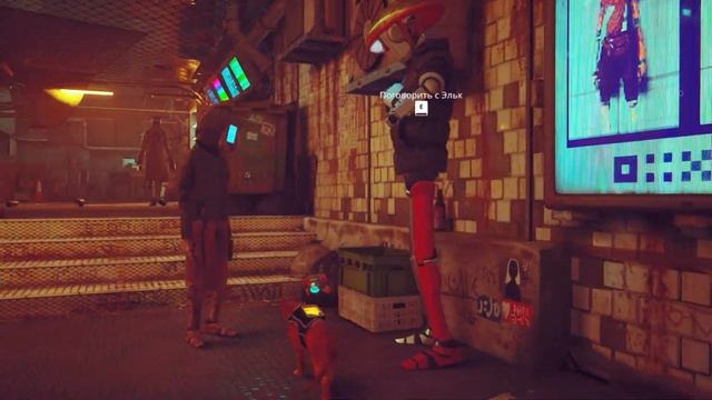 Нашёл ЗБАЛЬТАЗАРА и отправился в МИДТАУН!-Stray (Серия№6) /Прохождение на русском смотреть онлайн