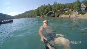Отдых на голубых озерах. Темиртау, кемеровская область.