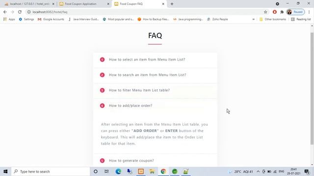 Restaurant billing system - Java Spring Boot смотреть онлайн