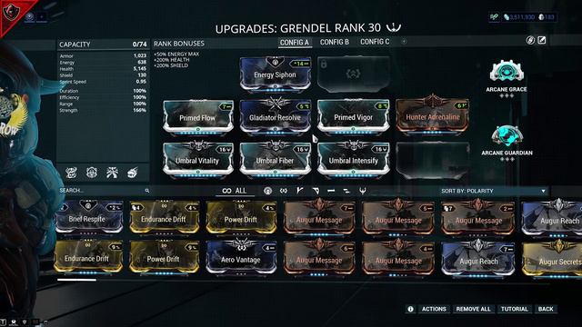 Warframe Insane Grendel Build смотреть онлайн
