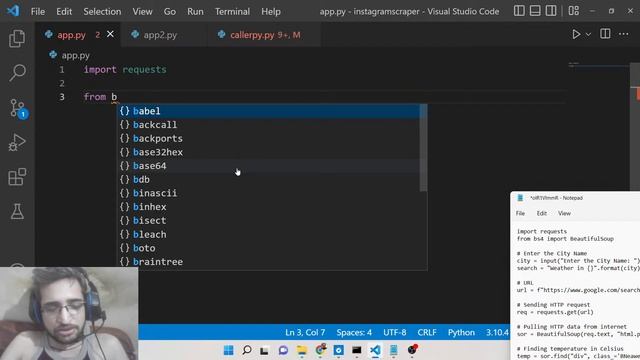 Python 3 Web Scrape Live Google Weather API Data By City Name Script Using BeautifulSoup4 Library смотреть онлайн