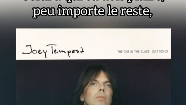 The One In The Glass - Joey Tempest - Traduction en Français смотреть онлайн