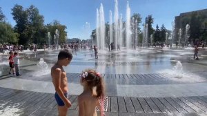24 08 20 парк Шевченко и самый большой сухой фонтан в Украине