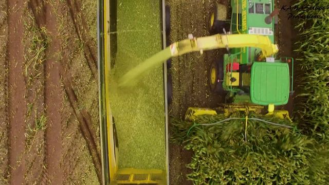 Mais 2019 : Heyns Heykants / 5X John Deere / 1X New Holland / Maisernte / Maize / Corn chopping смотреть онлайн