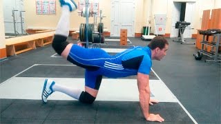 Разгибание бедра лёжа на полу: техника выполнения смотреть онлайн