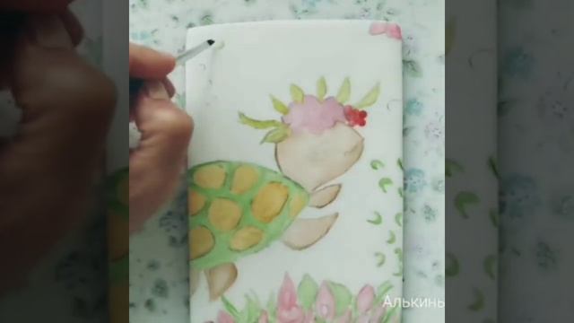 Акварельная роспись пряника смотреть онлайн