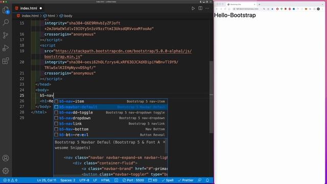 How to Install Bootstrap in Visual Studio Code смотреть онлайн