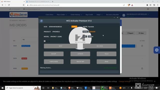 iCloud Bypass Passcode/Hello IOS 15 & 16 using HFZ (Windows Version) Signal 100% смотреть онлайн