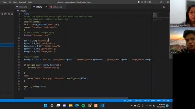 Membuat Aplikasi Web berbasis PHP dengan database MySQLi смотреть онлайн