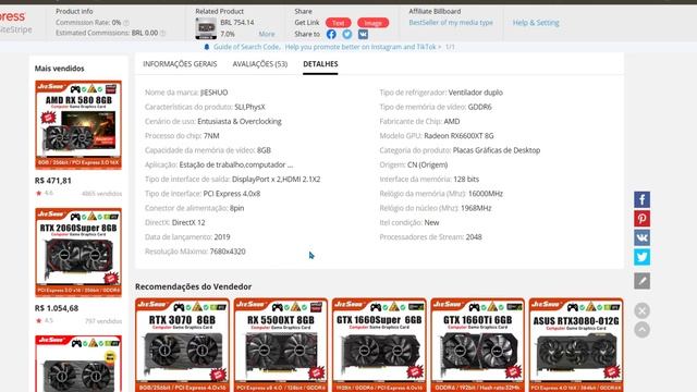 URGENTE!!! PLACA DE VÍDEO RX6600 XT MUITO BARATA !! MELHOR CUSTO BENEFÍCIO! смотреть онлайн