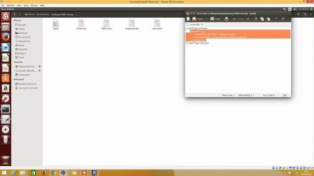 Installing Ubuntu14 64, Java, and Hadoop; & running Hadoop first example pseudo distributed смотреть онлайн
