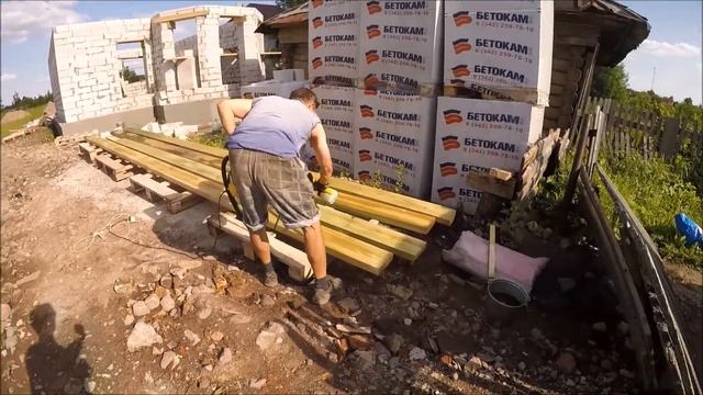 Антисептирование доски для перекрытия смотреть онлайн