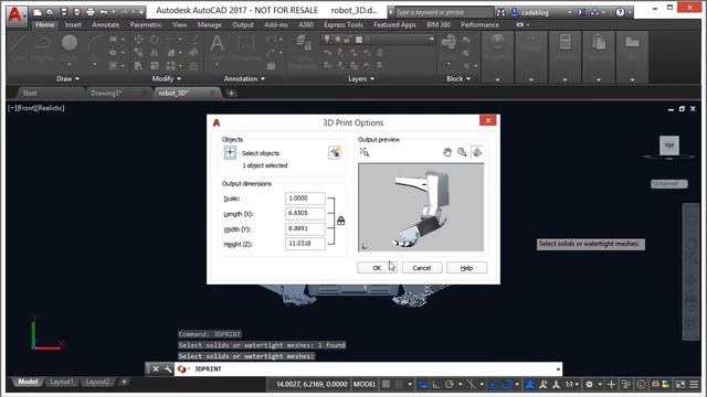Print Studio A New 3D Printing Tool1 autocad смотреть онлайн