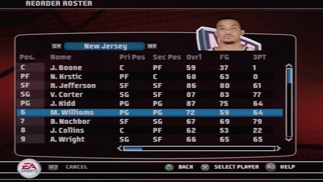 NBA Live 08 PS2 Rosters Plus All Time Decade Teams смотреть онлайн