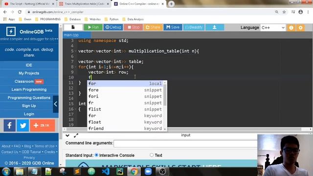 DSA Review | Part 4: Problem Solving using 2D-Vector in C++ - Multiplication table смотреть онлайн
