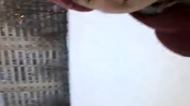 Катание на снегокате с видео блогером Алиной кей