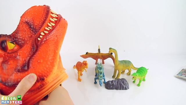 Dinosaur Head(Tyrannosaurus) - Learn Dinosaurs Name Sounds Dinosaurs - Learn Names Of Dinosaurs смотреть онлайн