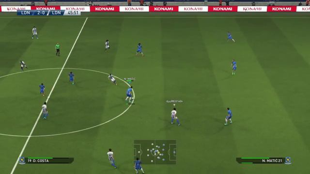 Chelsea (RP 990) 4 vs 0 Chelsea (RP 870) - PES2015 online ranking match смотреть онлайн