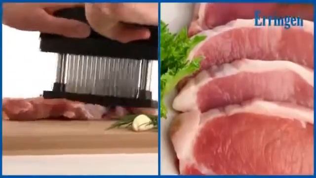 Тендерайзер для отбивания мяса Meat Tenderizer смотреть онлайн