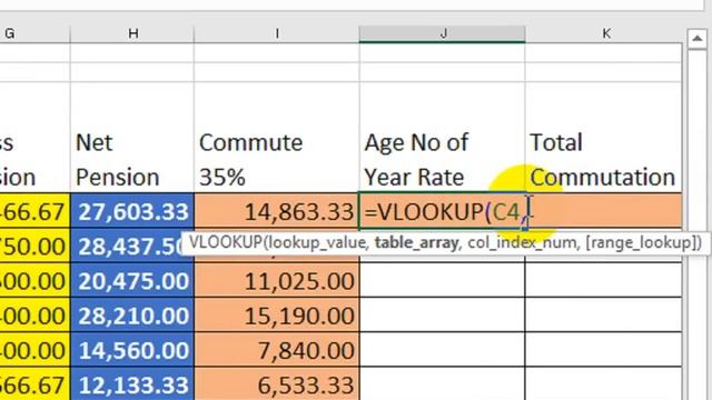 Pension and commutation Calculator in Excel For Retired Employees смотреть онлайн