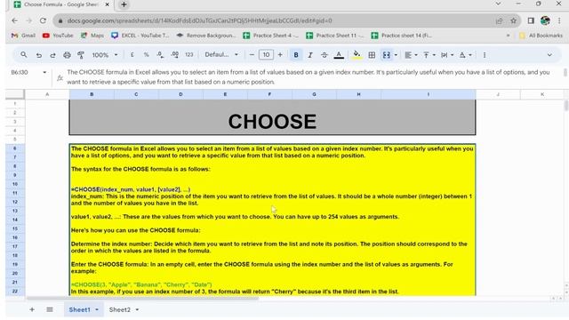 Choose Function Explained || In Hindi #excel #dataanalysis смотреть онлайн