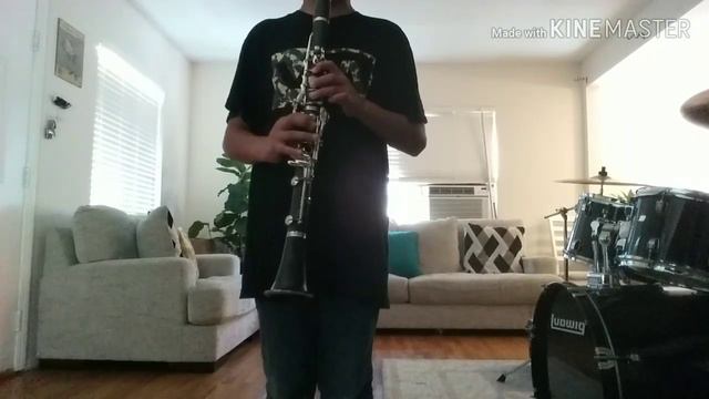 The Office Theme Song On Clarinet смотреть онлайн