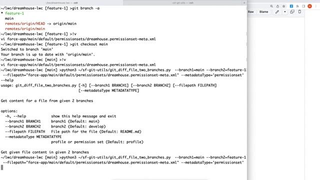 Compares Salesforce PermissionSet across two git branches - visual representation and diff app view смотреть онлайн