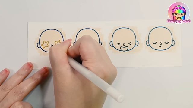 How to draw Toca Boca Emotions???? DIY Paper crafts - Toca life world смотреть онлайн