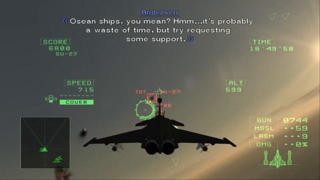 Ace Combat 5 (Emulated) - M26: Sea of Chaos смотреть онлайн