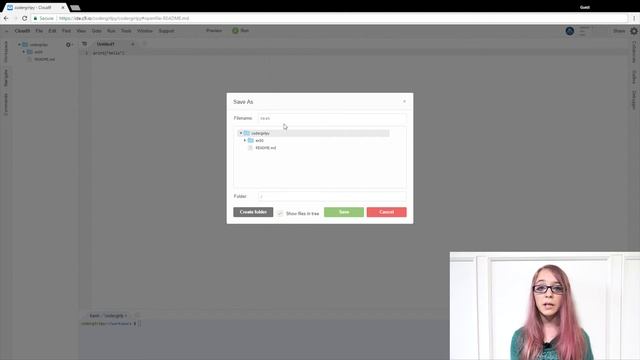 Codergirl.py episode 2 IDE смотреть онлайн