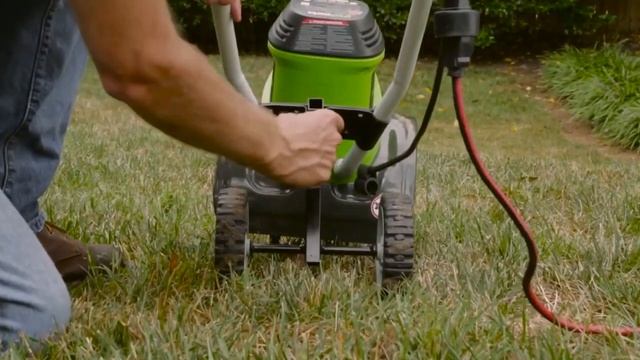 Культиватор электрический Greenworks GTL9526   Electric Tiller Greenworks GTL9526