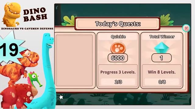 Dino Bash Dinosaurs vs Cavemen Defense EP 19 Levels 63,64 смотреть онлайн