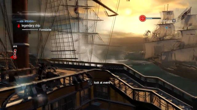HMS Pembroke MAN O' WAR (MOD) Vs Formidable Legendary Ship || Assassin’s Creed: Rogue смотреть онлайн