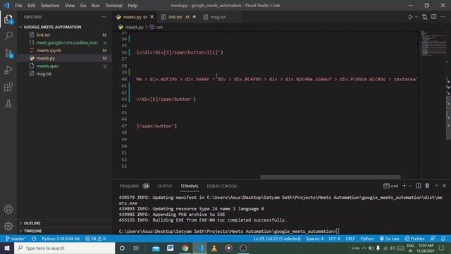 5.Automate Google Meet Using Python Script | Python Trick смотреть онлайн