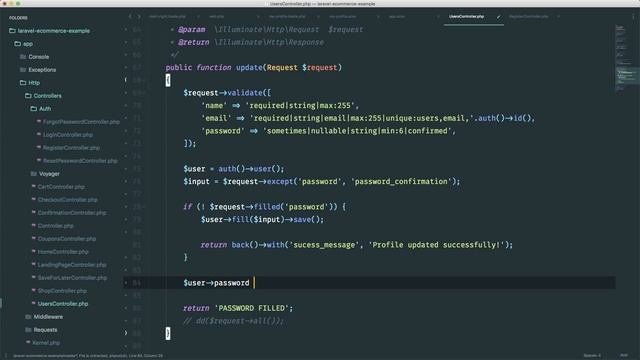 Laravel E-Commerce - User Dashboard - Part 31 смотреть онлайн
