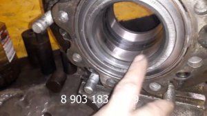 ступица течёт. как правильно запрессовать подшипник. мерседес атего. ман ТГЛ.