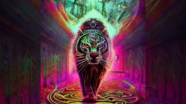 Psychedelic art made with Gimp and Stable diffusion смотреть онлайн