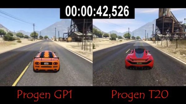 GTA 5 DLC - New Progen GP1 VS Progen T20. Old VS New :D
