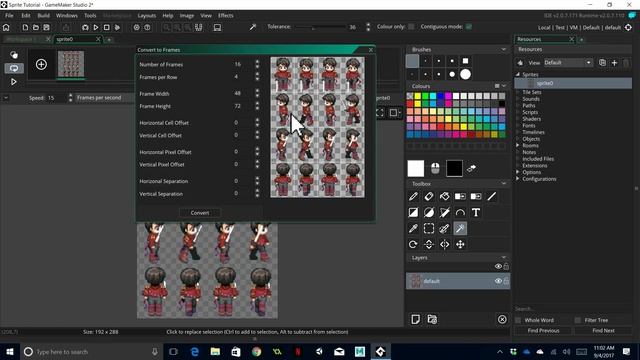 GameMaker Studio 2 Tutorial - Making Sprites from an Aligned Sprite Sheet смотреть онлайн