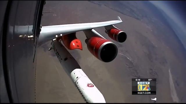 Virgin Orbit’s Cosmic Girl launches from Mojave, fails on first rocket launch attempt смотреть онлайн