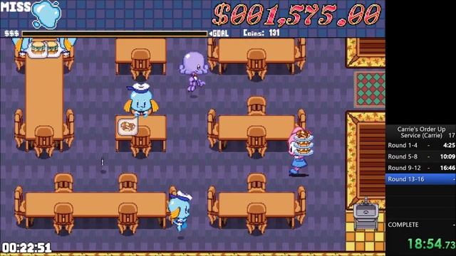 Carrie's Order Up! Speedrun - Service Mode (Carrie) in 35:35.91 смотреть онлайн