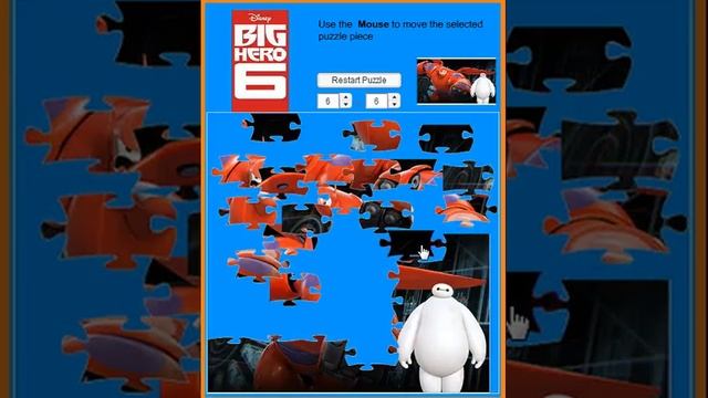 Big Hero 6 Jigsaw Puzzle Game - Big Hero 6 Games смотреть онлайн
