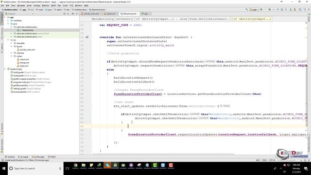 Kotlin Android Tutorial - Google Location Services смотреть онлайн