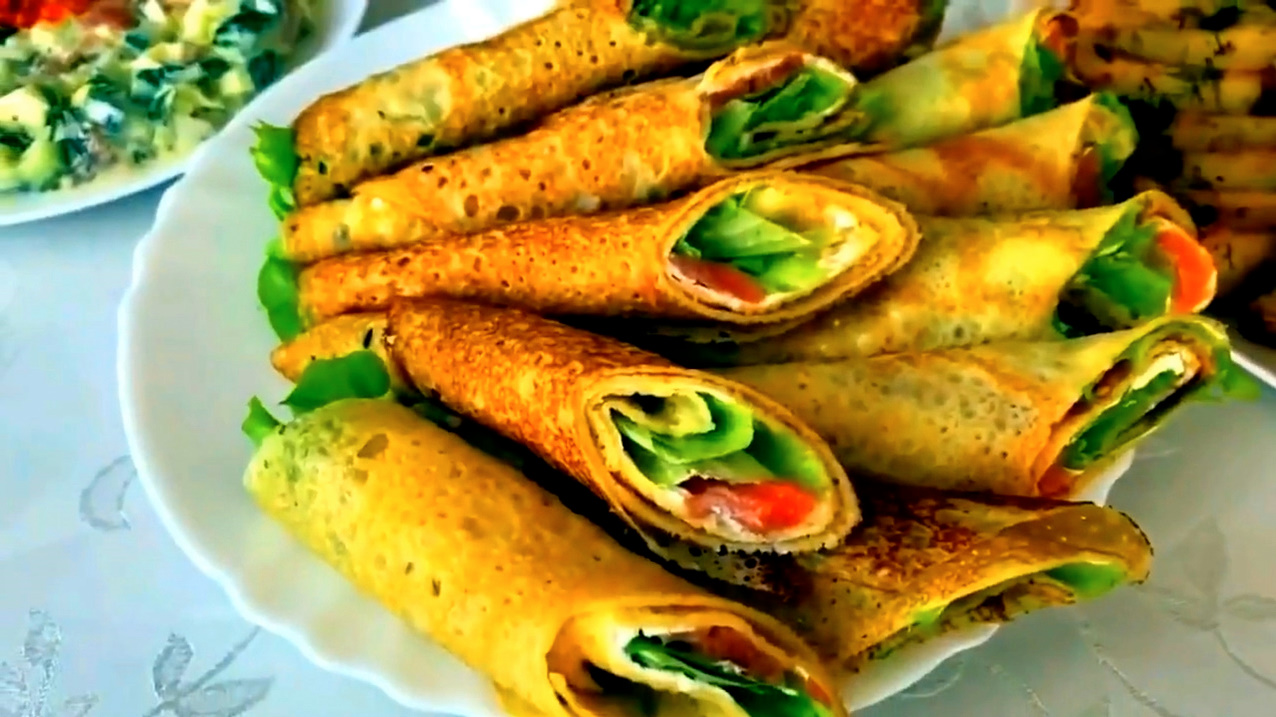 На Праздничный Стол 2024 Вкусные и Простые Рулетики с Красной Рыбой-Улетают со стола первыми! смотреть онлайн