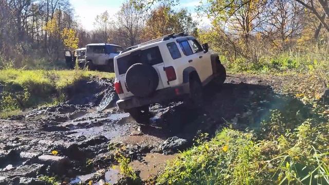 Осенние испытания Tank 300 на бездорожье. смотреть онлайн