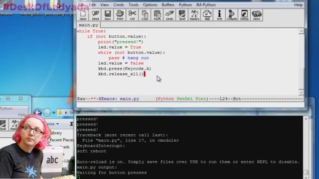 #deskofladyada CircuitPython Keyboard emulation for @wirecast @adafruit @Telestream #wirecast смотреть онлайн