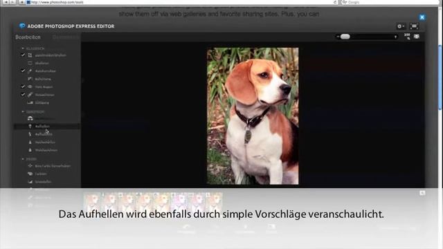 Photoshop Express - Kostenlose Online Bildbearbeitung смотреть онлайн
